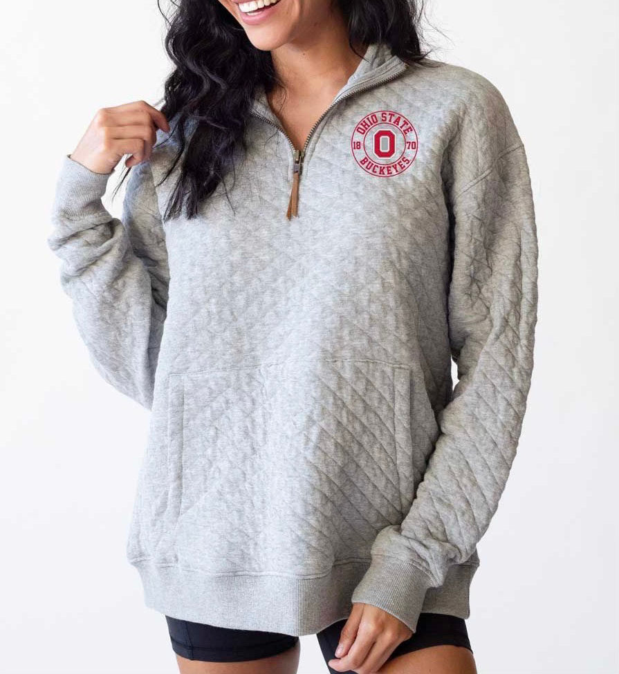 QUARTERZIP WITH POCKETS