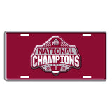 OHIO STATE BUCKEYES RECYCLED ALUMINUM LICENSE PLATE