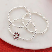 buckeye letter O bracelet 