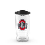 OHIO STATE BUCKEYES PRIMARY LOGO 16 OZ TERVIS CLASSIC TUMBLER WITH TRAVEL LID