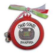 back OHIO STATE STADIUM ORNAMENT – 3.5" DIAMETER