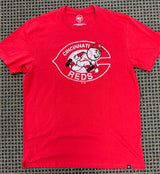 CINCINNATI REDS COOPERSTOWN RACER RED CITYSIDE FRANKLIN TEE – MEN’S FIT