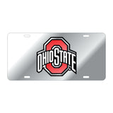 OHIO STATE LASER SILVER/BLACK TAG – 5 1/2” X 11 1/2”