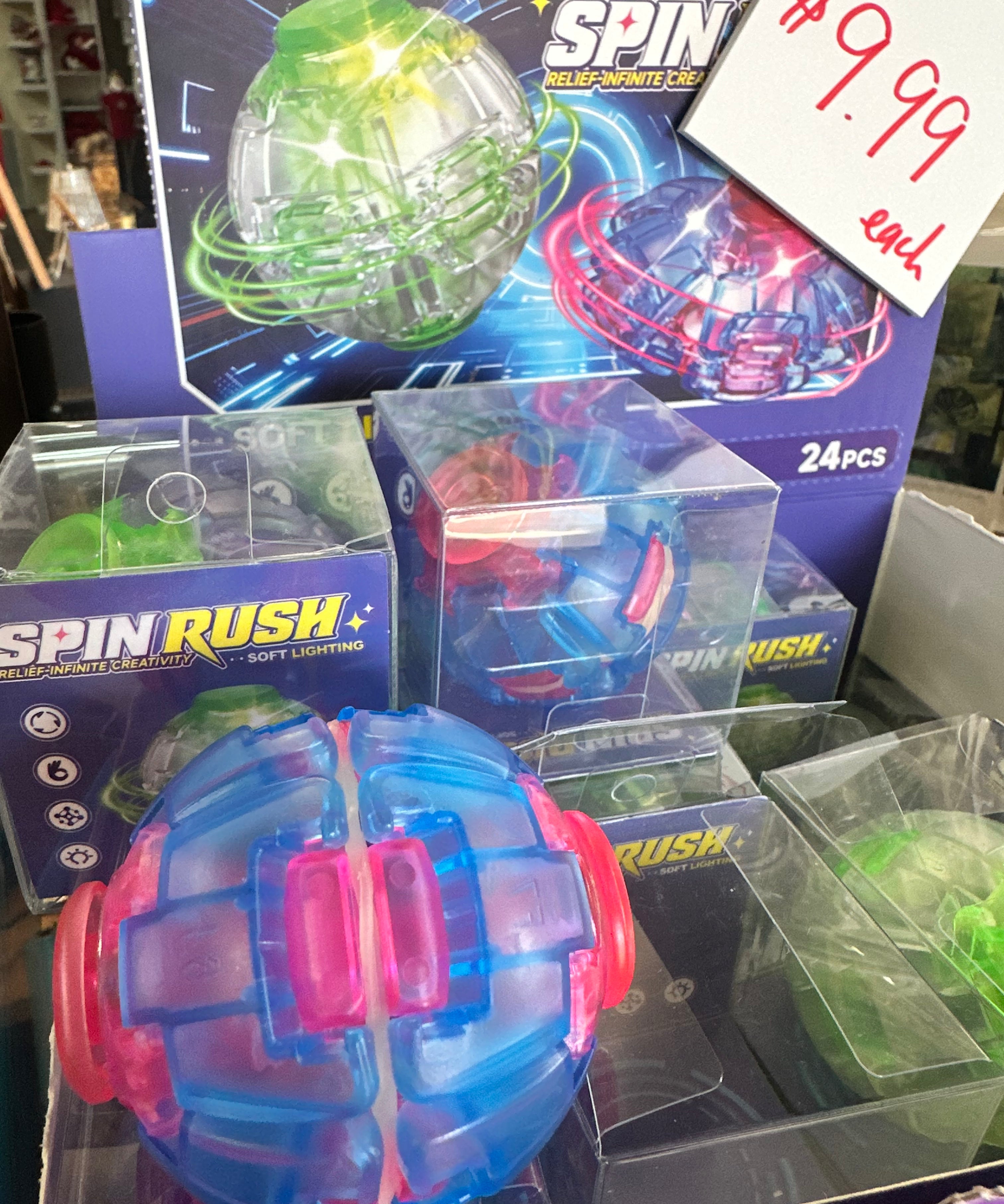 Spinner Squeezer Light-Up Toy