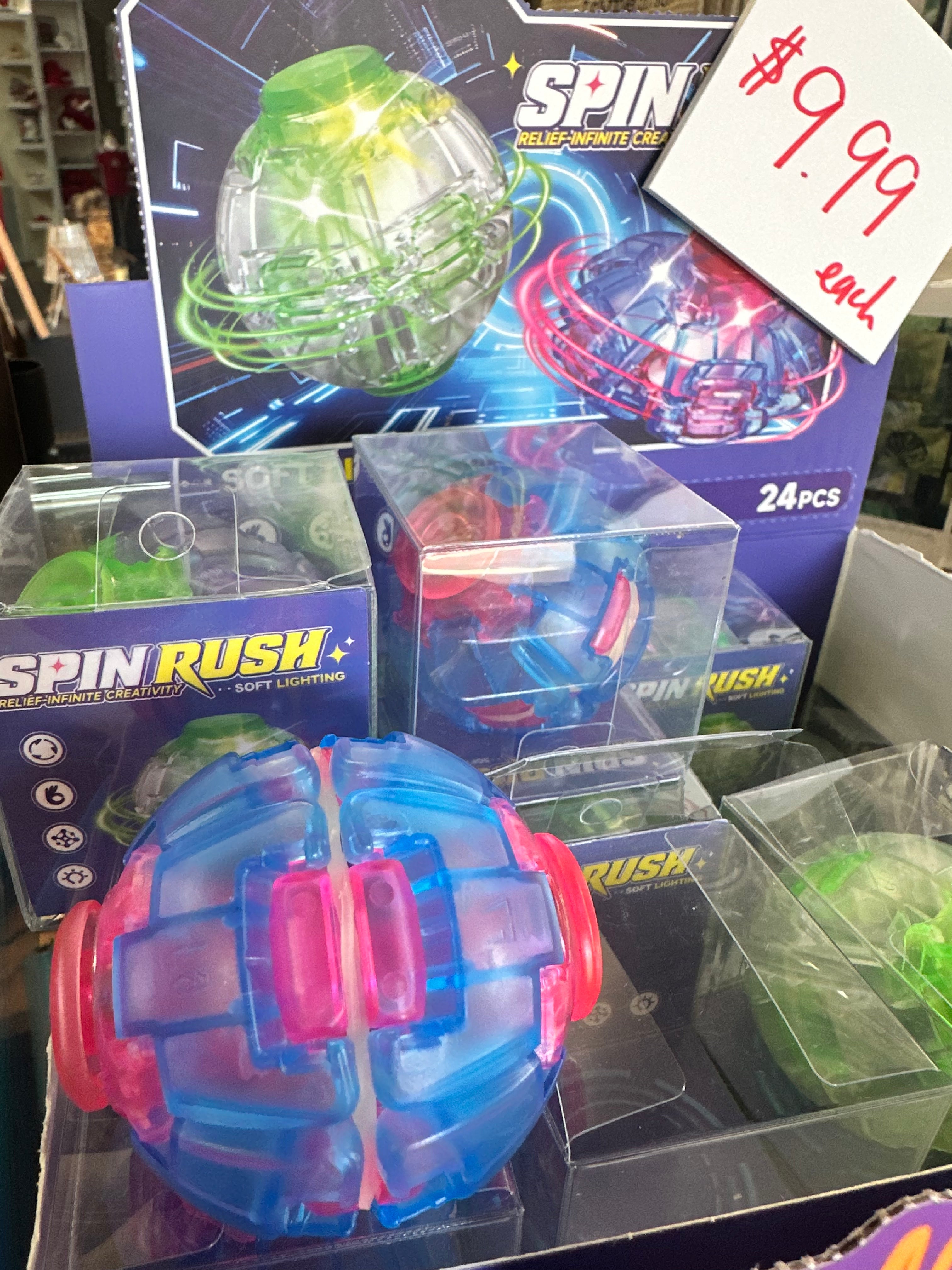 Spinner Squeezer Light-Up Toy