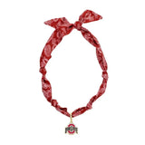 OHIO STATE BUCKEYES LOGO BANDANA SCARF NECKLACE