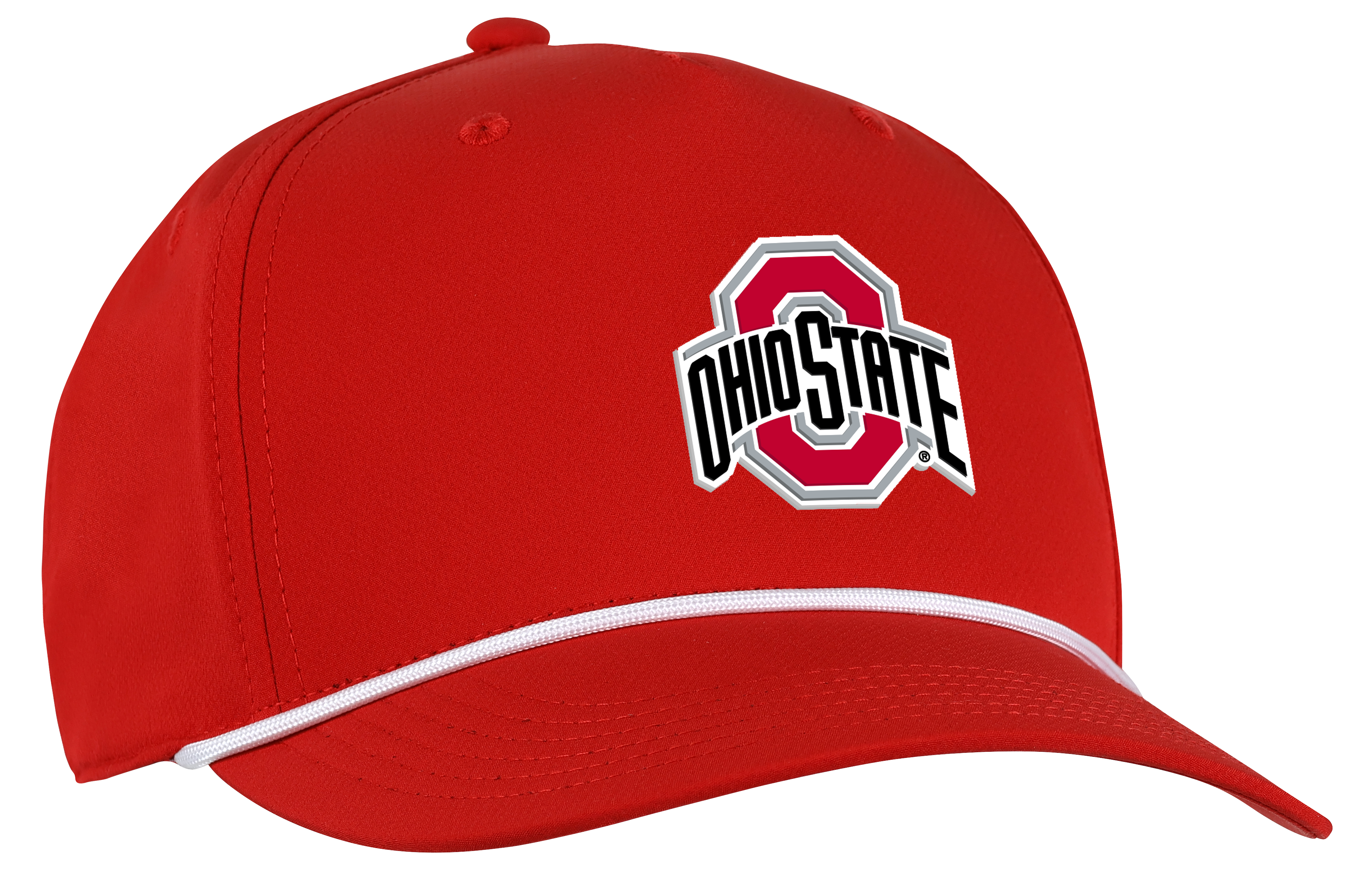 OHIO STATE BUCKEYES ALTO RED & WHITE PERFORMANCE ADJUSTABLE HAT