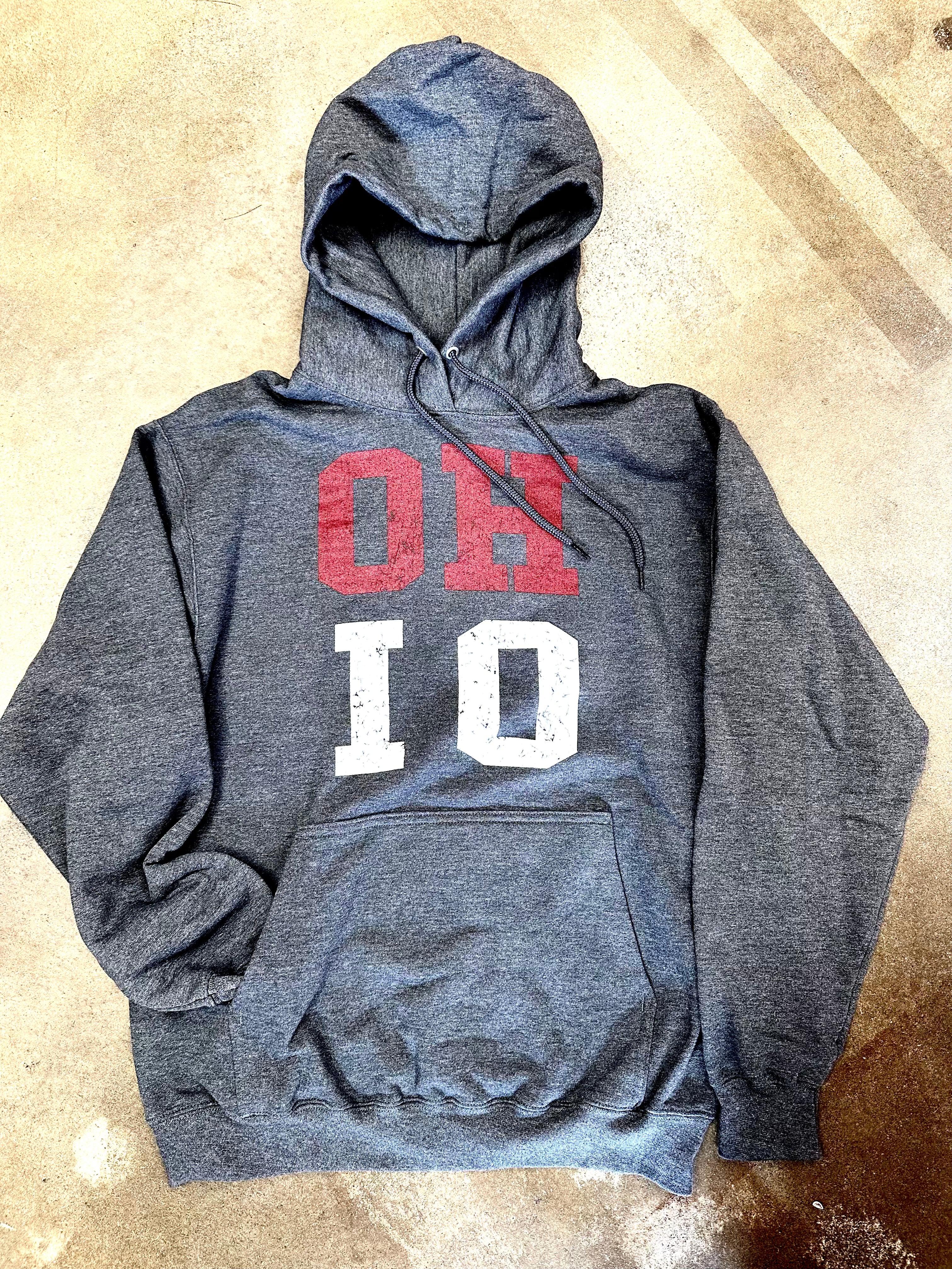 OH-IO GRAY HOODIE
