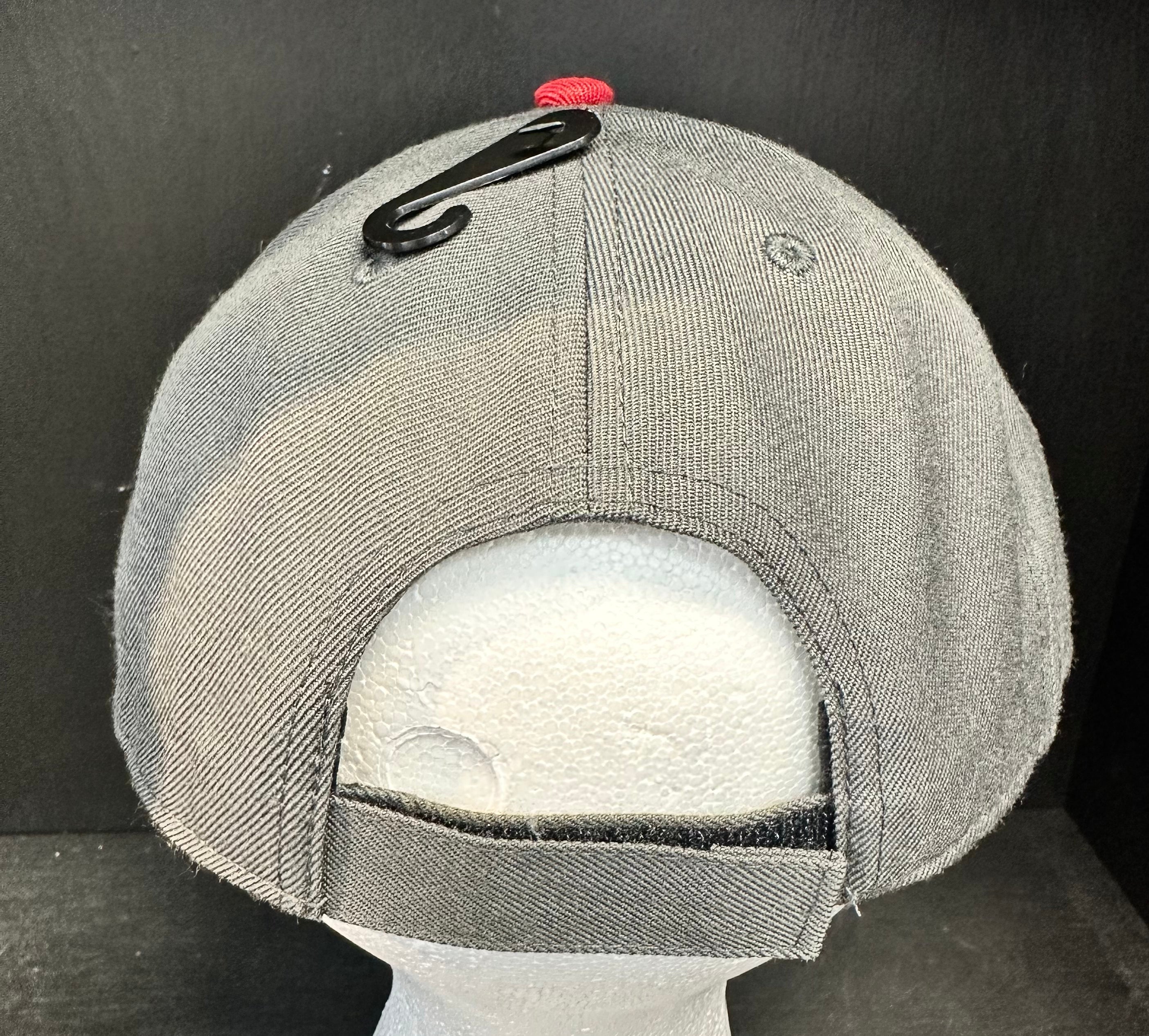 back of Ohio State Buckeyes Charcoal Split Block '47 MVP Hat