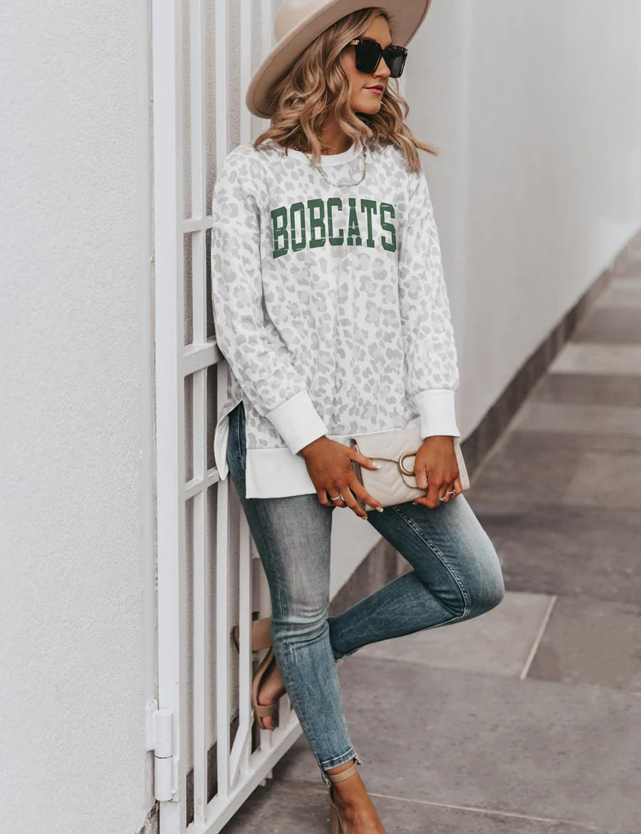 Bobcat Sweatshirt, side splits