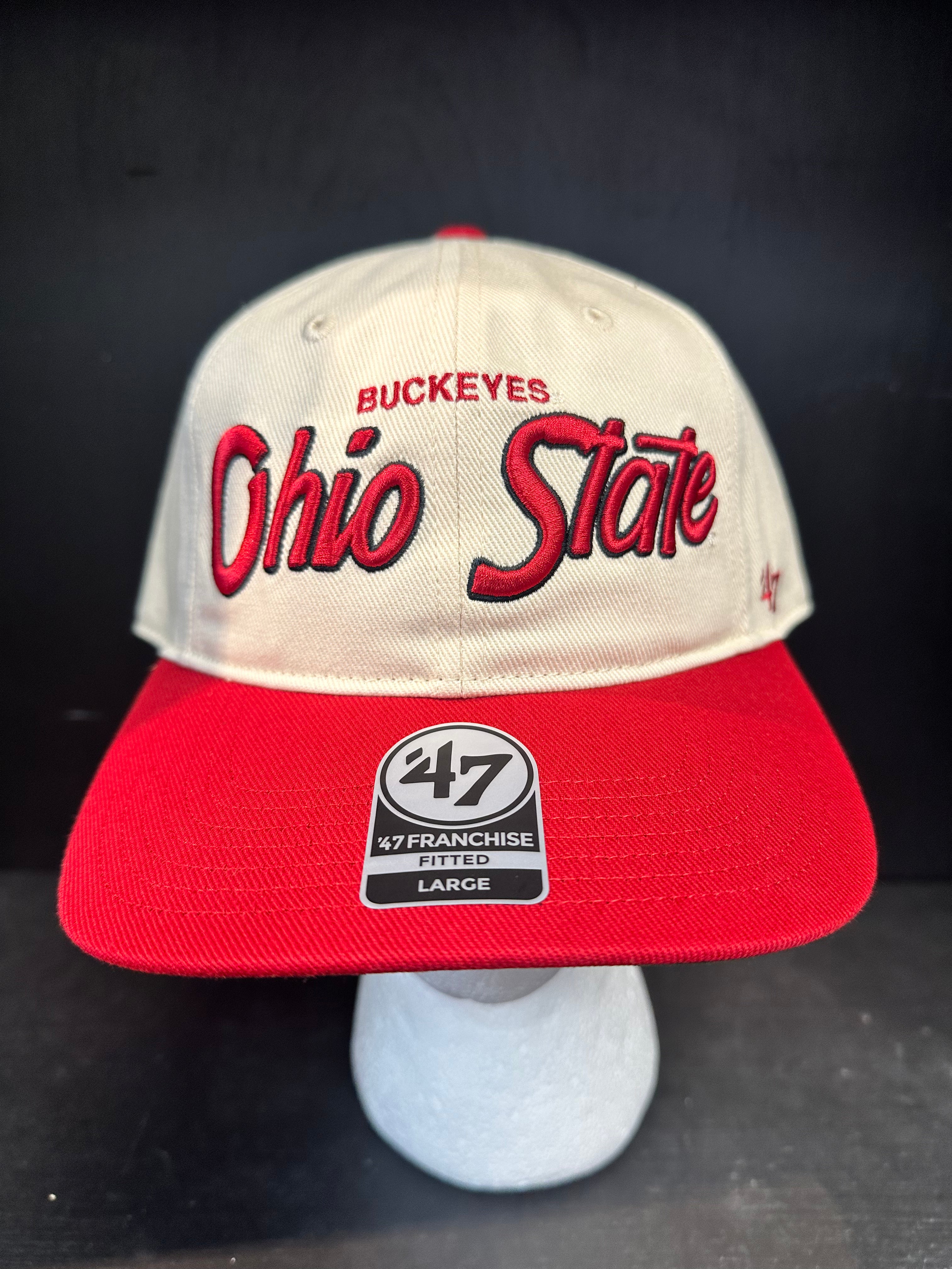 Ohio State Buckeyes Natural Crosstown TT '47 Franchise LS Hat