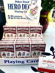 stand OHIO STATE FOOTBALL HEROES – HERO DECK PLAYING CARDS