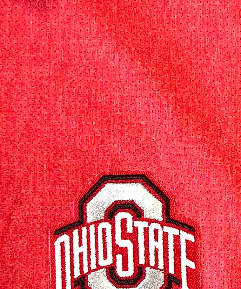 close up Ohio State Exposure Long Sleeve Woven Button-Down