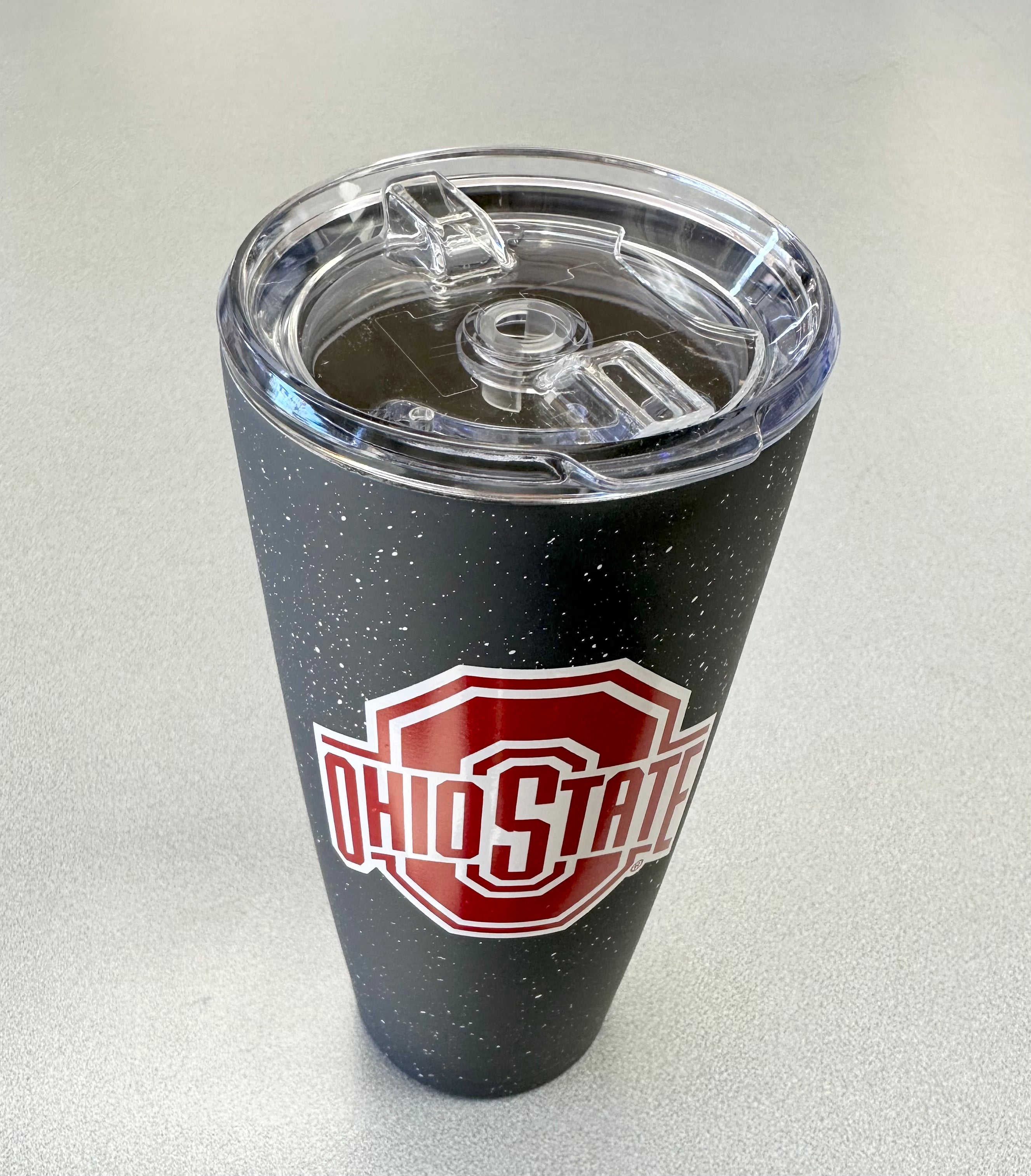 lid OHIO STATE BUCKEYES SPECKLED TUMBLER