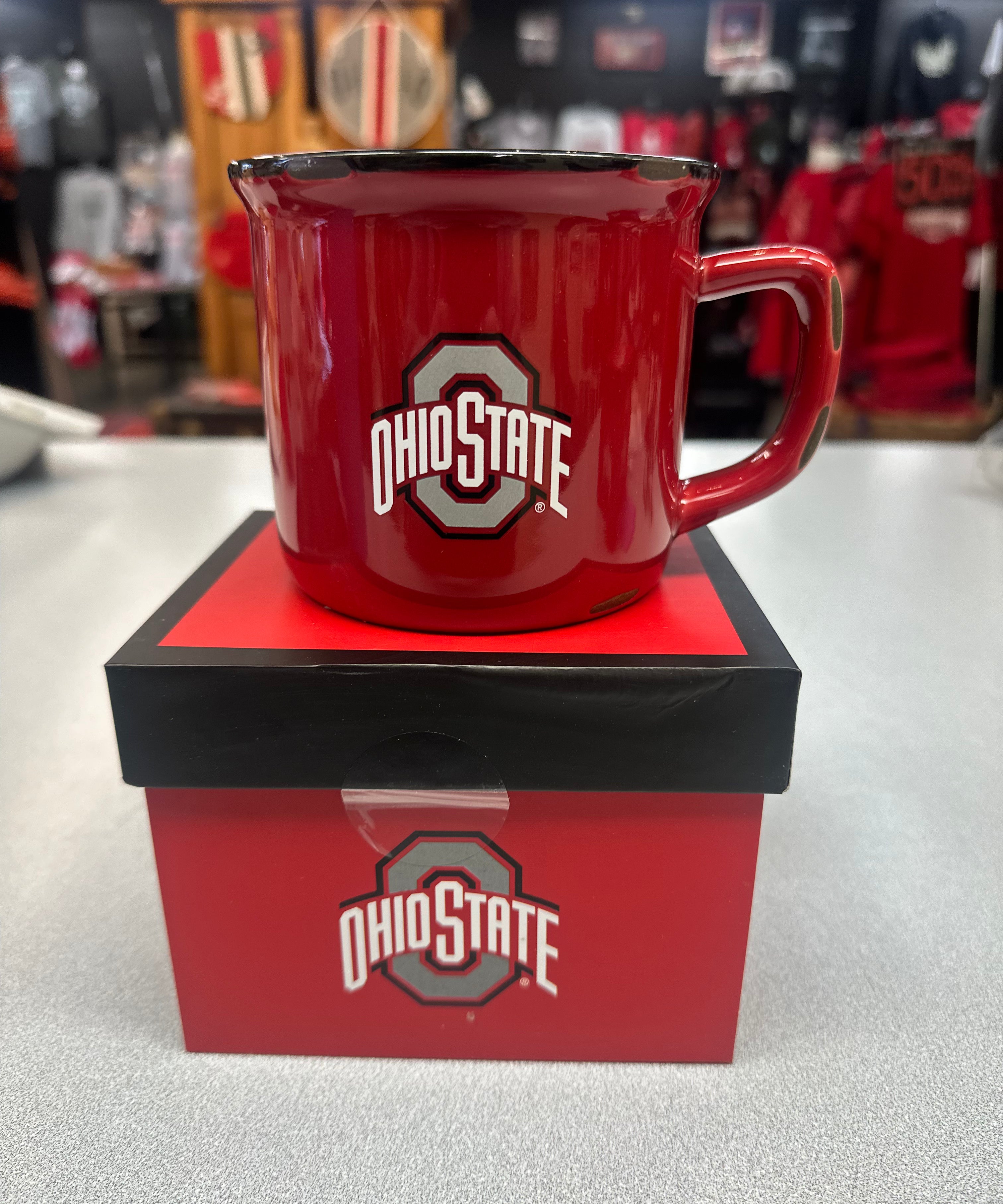 Official Ohio State University ceramic camp cup
