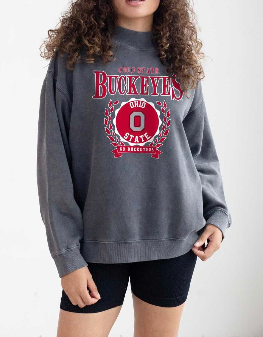 mock-neck sweatshirt, Ohio State