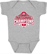 OHIO STATE 2024 NATIONAL CHAMPIONSHIP KNOBBY SOFT ONESIE – LITTLE KINGS