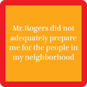 Mr Rodgers did not...Coaster