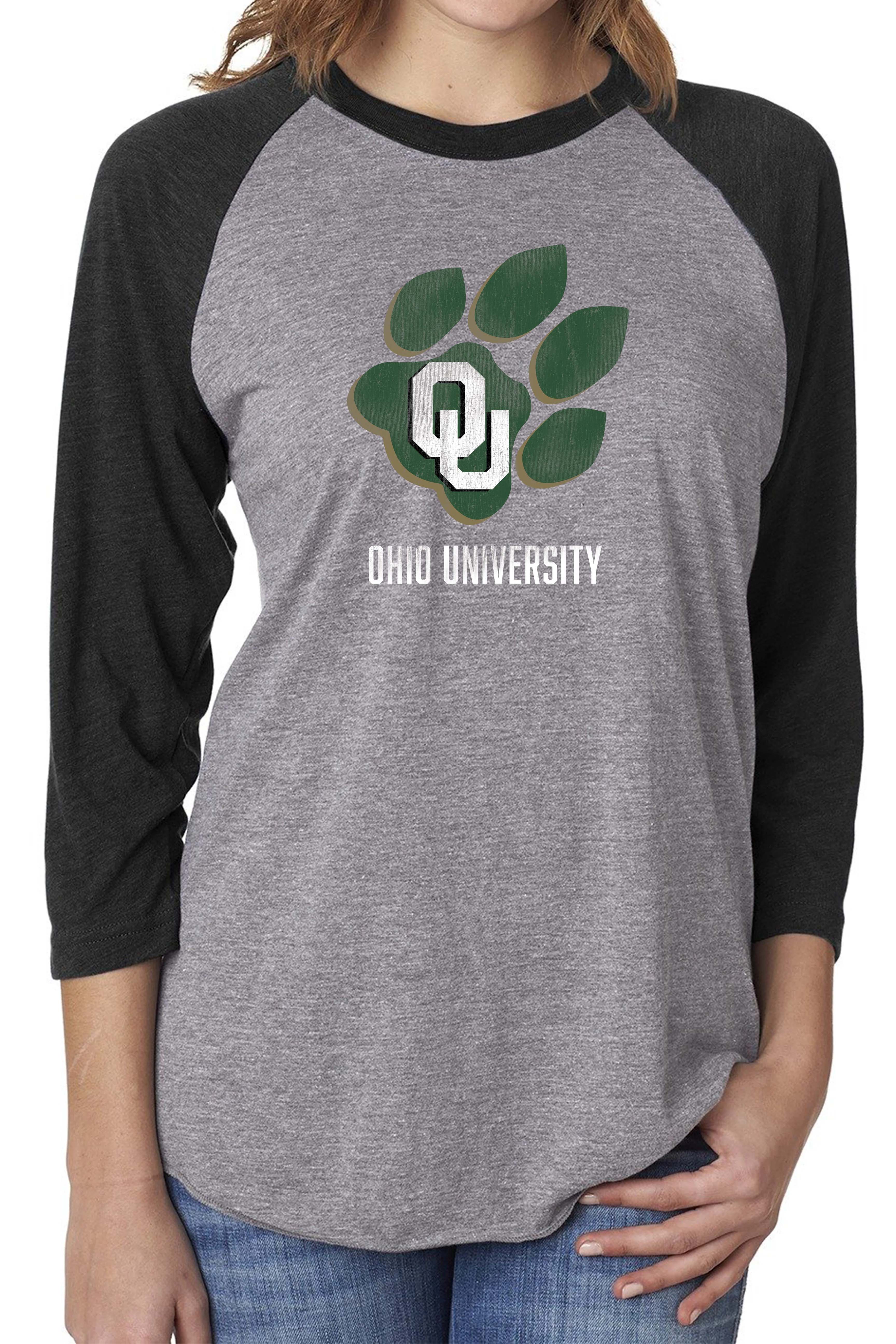 Ohio University Unisex Baseball Tee