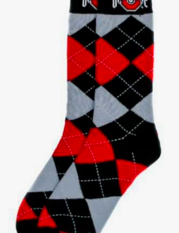 OSU Argyle Socks