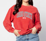 OHIO STATE ARCHED LOGO 1870 CAMPUS CREW SWEATSHIRT