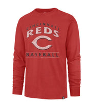 Cincinnati Reds Racer Red Dissipate Franklin Long Sleeve Tee