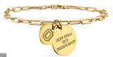 OHIO STATE BUCKEYES COIN CHARM BRACELET
