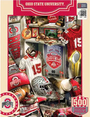 OHIO STATE BUCKEYES LOCKER ROOM 500 PIECE PUZZLE