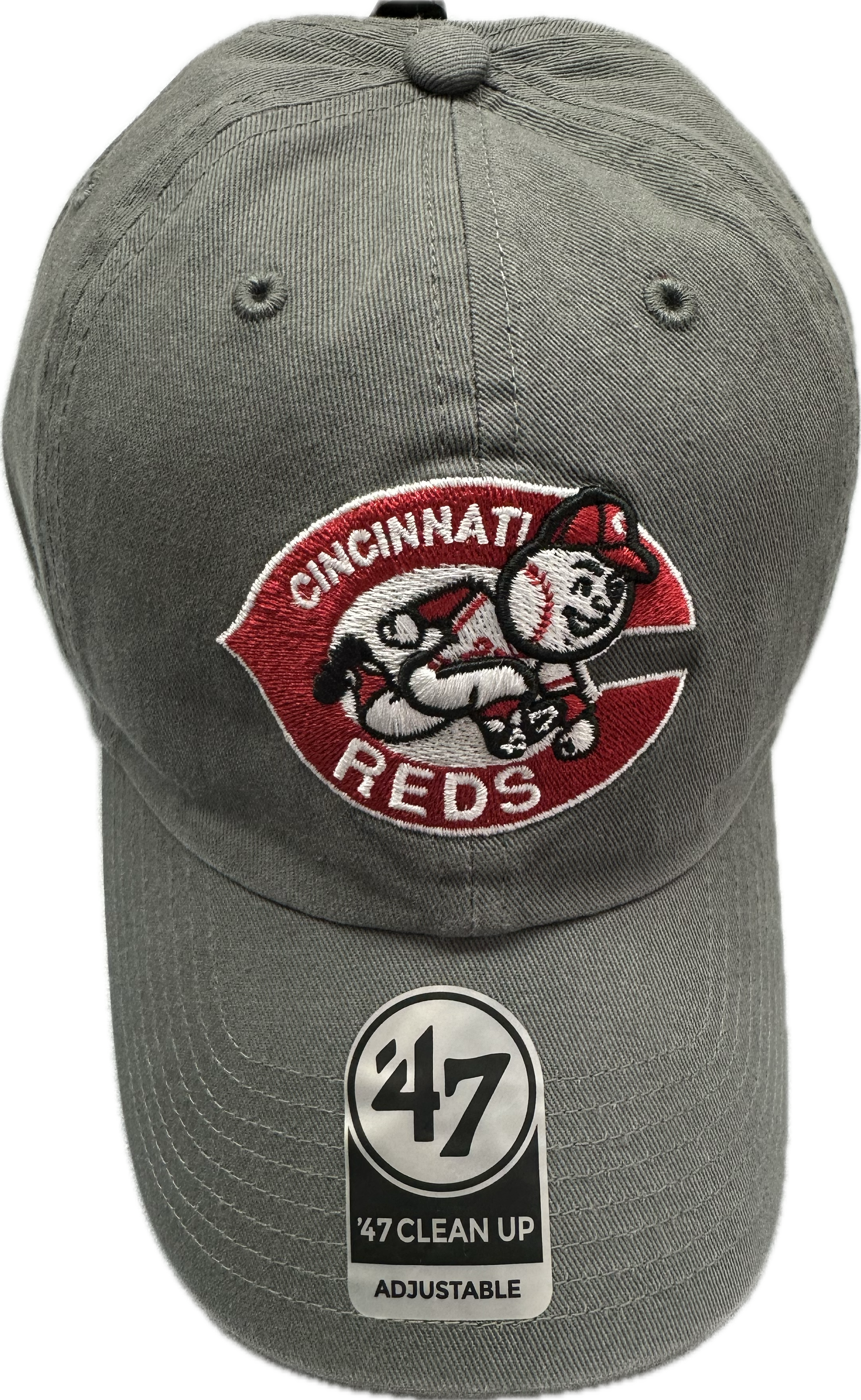 CINCINNATI REDS Cooperstown Dark Gray 47 Clean Up