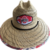 HAWAII REYN SPOONER OHIO STATE BUCKEYES BROWN SCENIC STRAW HAT