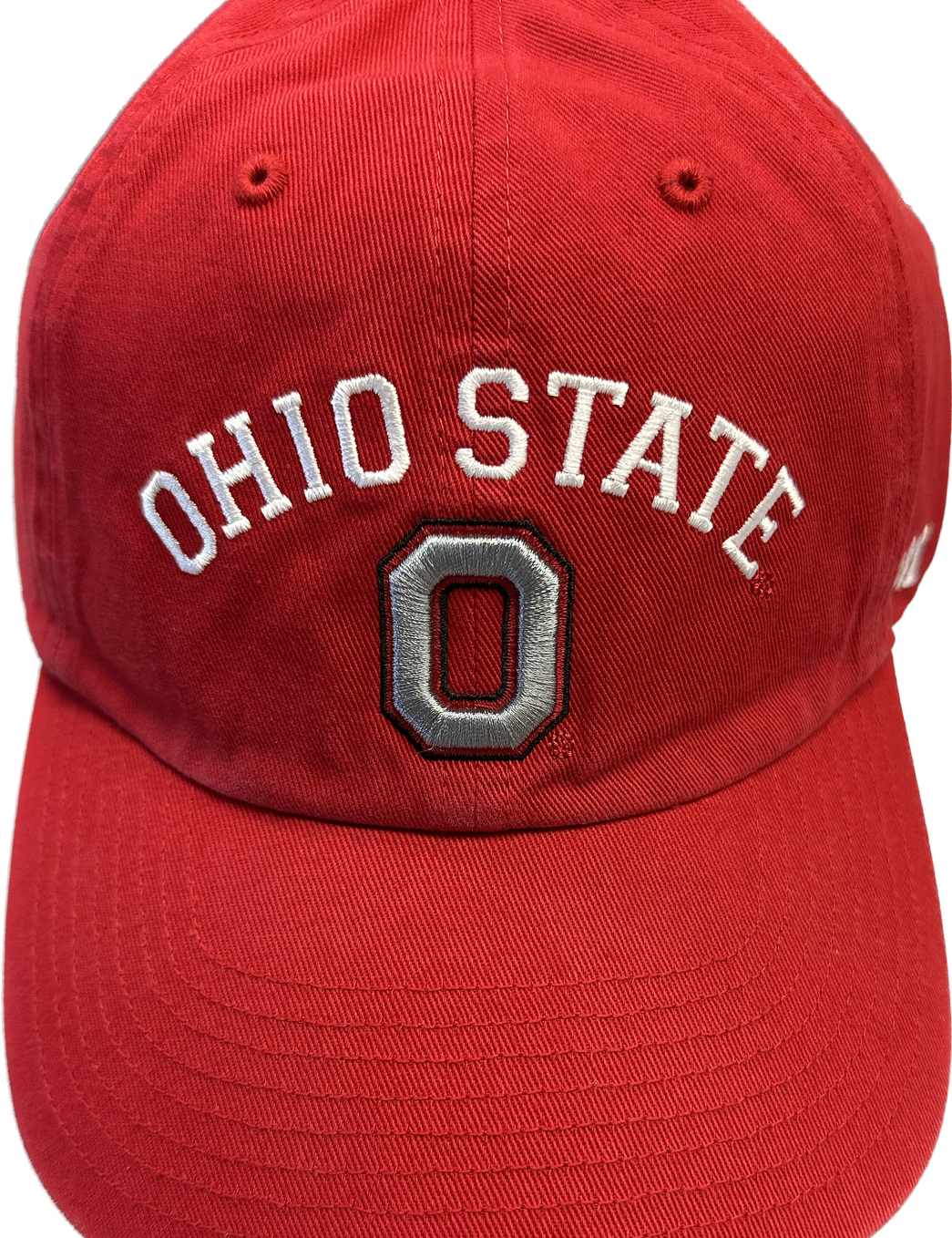 NEW OHIO STATE BUCKEYES ADJUSTABLE. CLASSIC ARCH. CLEAN UP HAT BY 47