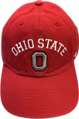NEW OHIO STATE BUCKEYES ADJUSTABLE. CLASSIC ARCH. CLEAN UP HAT BY 47