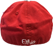 back of Ohio State Buckeye Franchise Fitted Hat