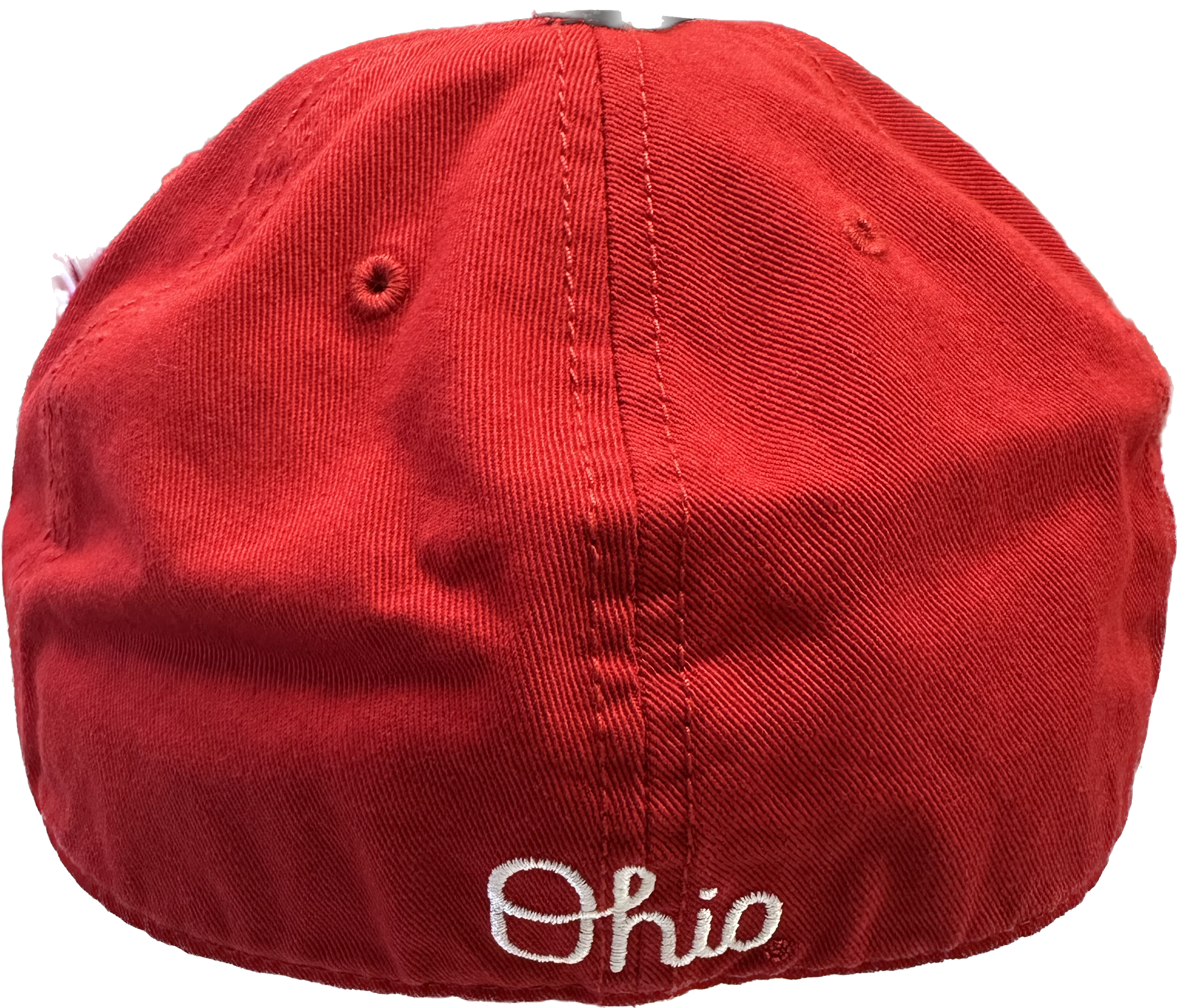 back of Ohio State Buckeye Franchise Fitted Hat