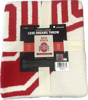 label of OHIO STATE PRIME LUXE DREAM THROW