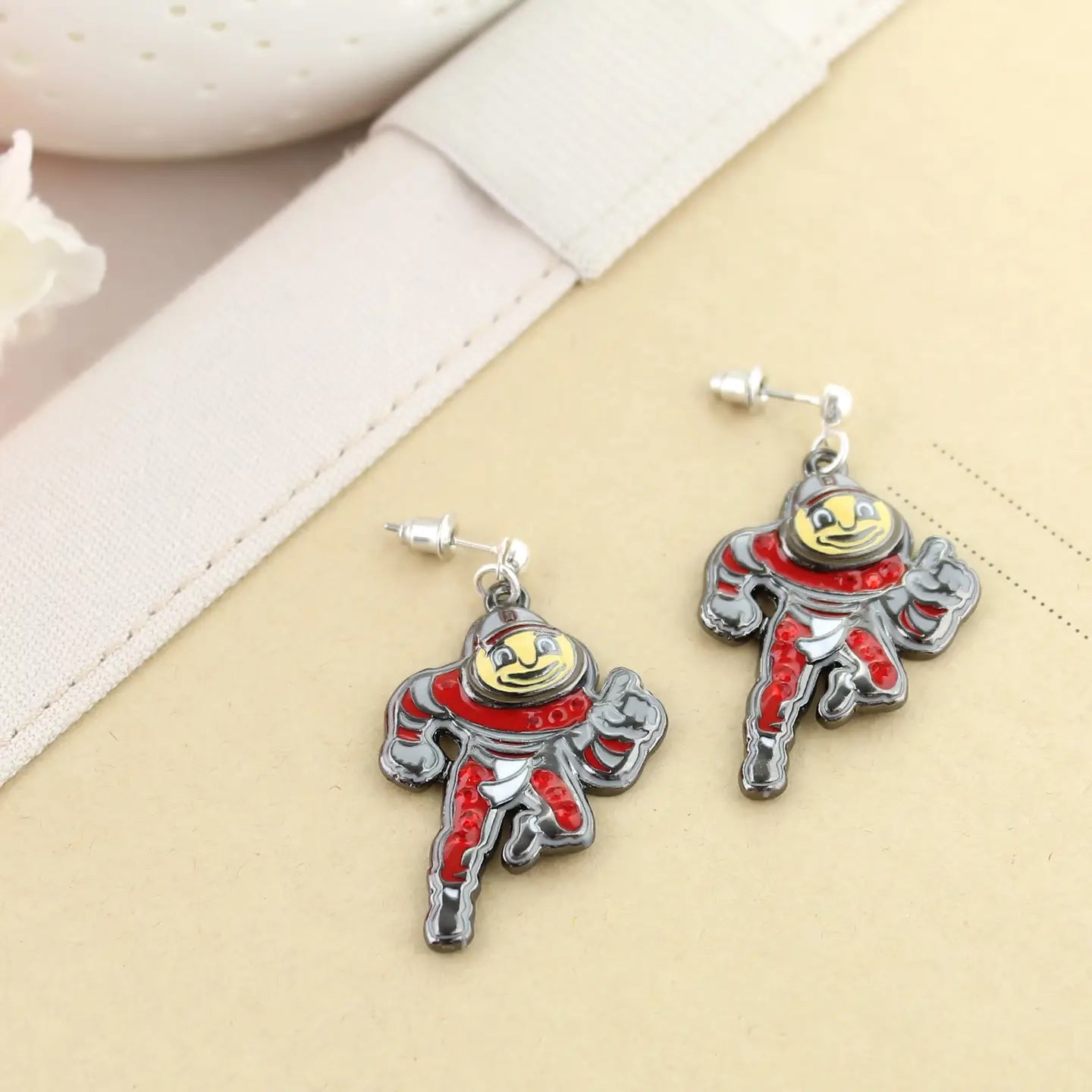 Brutus buckeye earrings