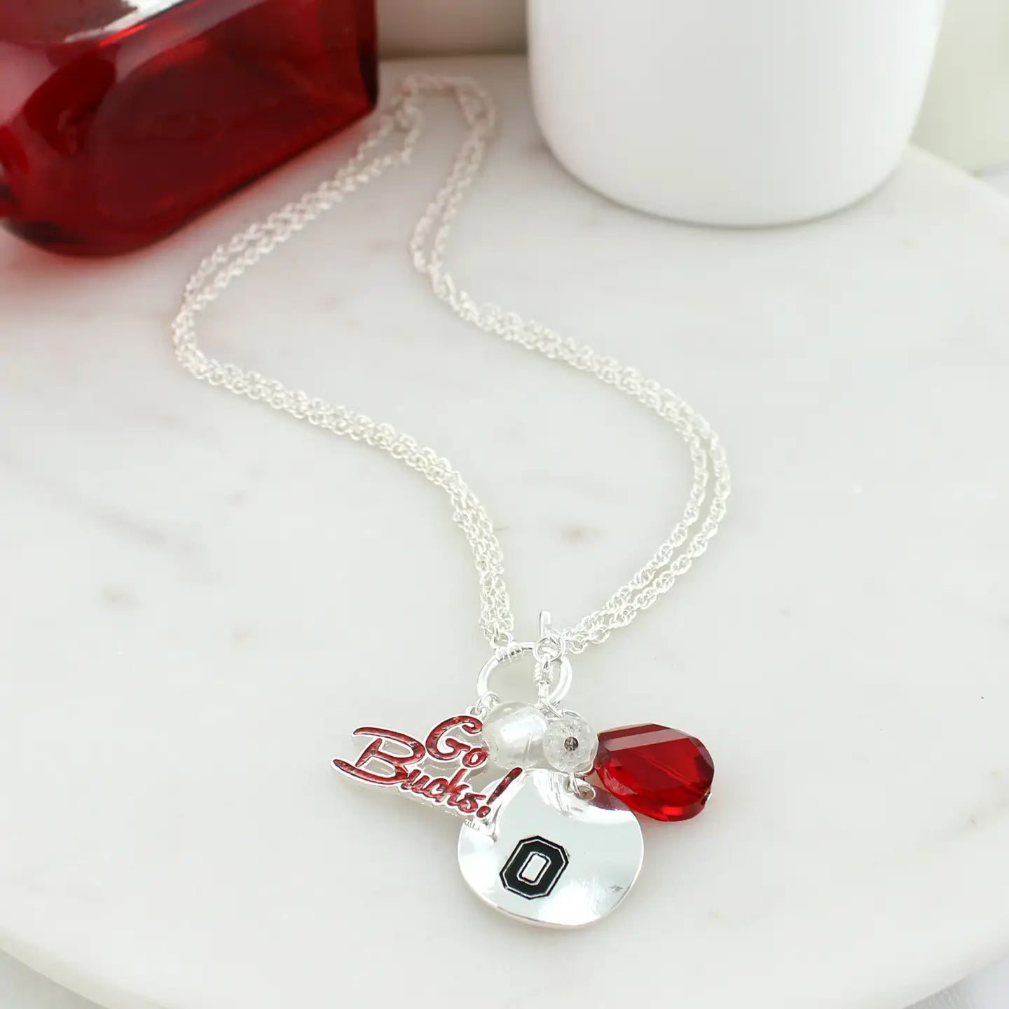 36" ohio state necklace