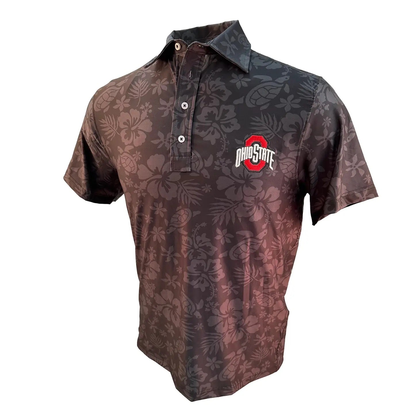  Ohio State Buckeyes Men’s Turtle Short Sleeve Polo 