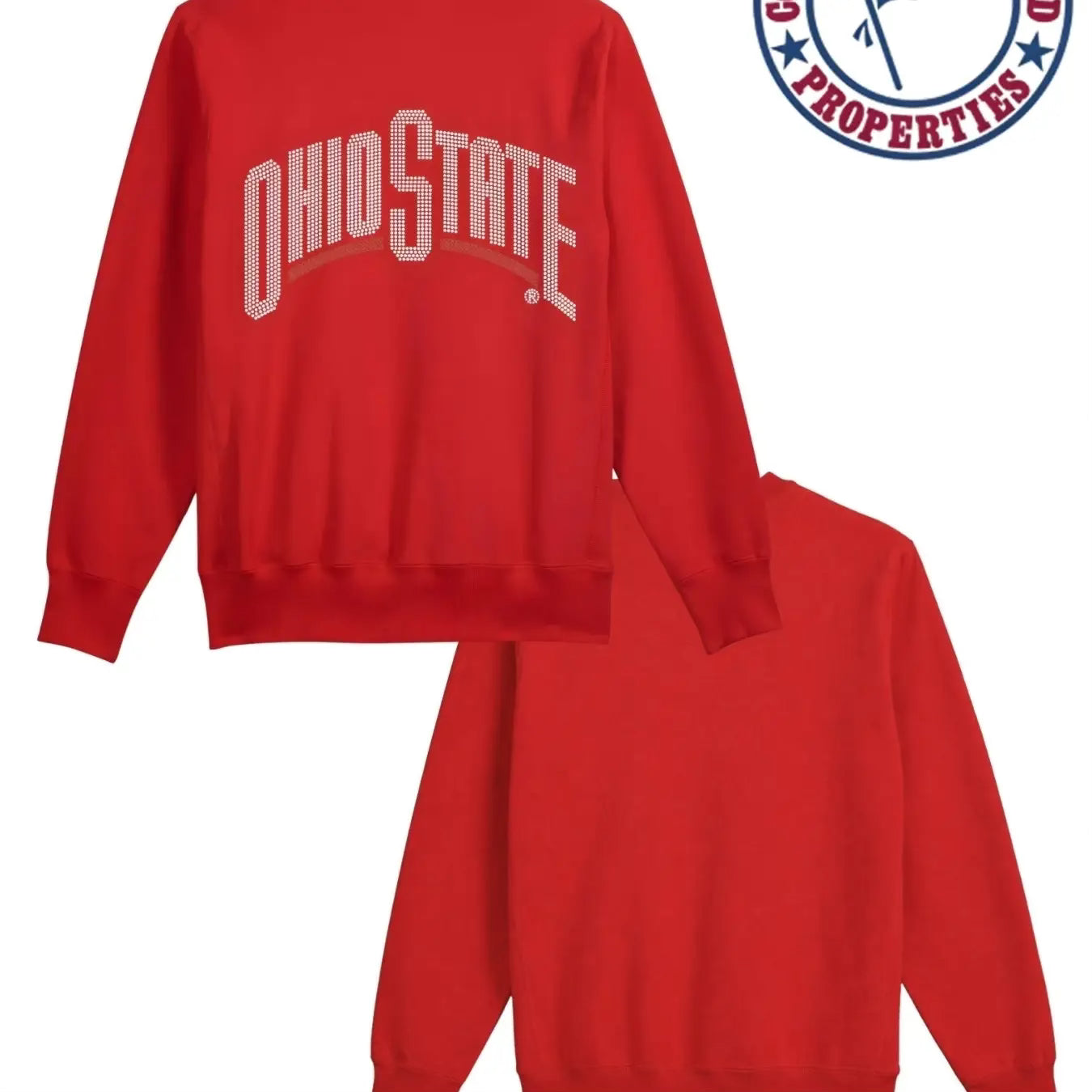 red sweatshirt ohio state university