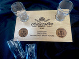 CHILLICOTHE BREWFEST FLIGHT BOARD WITH CORK INSERTS