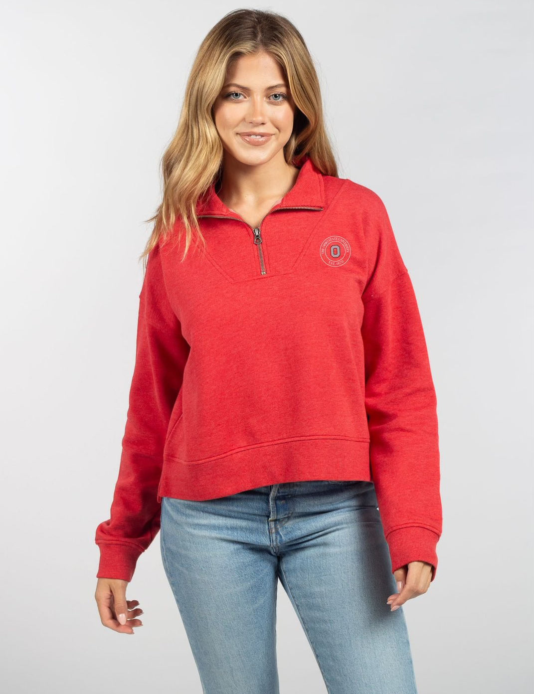 OHIO STATE QUARTER ZIP JACKET