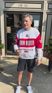 steve in buckeye gear, sweatshirt