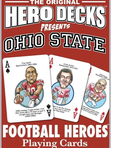 OHIO STATE FOOTBALL HEROES – HERO DECK PLAYING CARDS