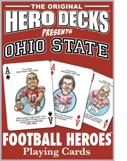 OHIO STATE FOOTBALL HEROES – HERO DECK PLAYING CARDS