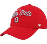 '47 SCARLET OHIO STATE BUCKEYES PHOEBE CLEAN UP ADJUSTABLE HAT