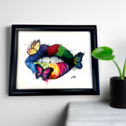 framed art of Speak Freely by "Skeeter"