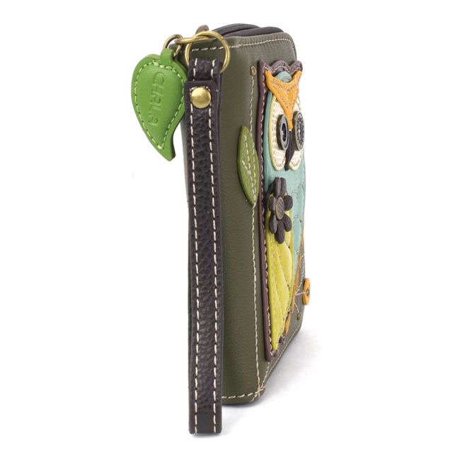 OWL A - ZIP AROUND WALLET - CHALA PURSES