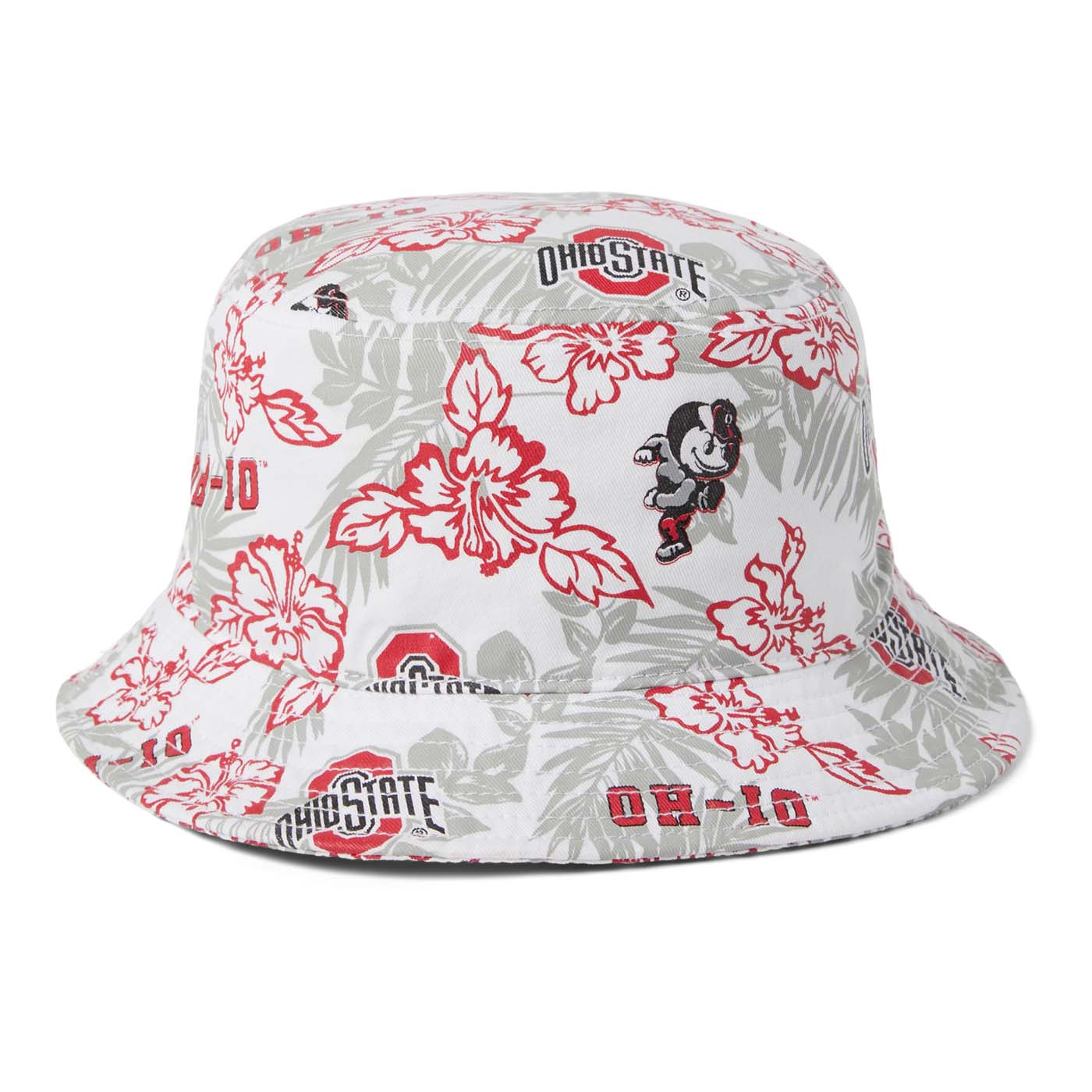 Gray Buckeye Bucket Hat