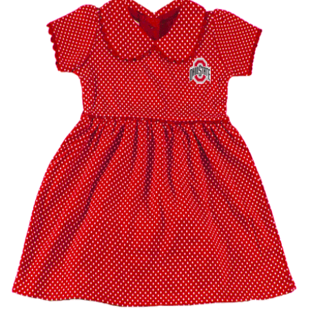 OHIO STATE GIRLS PETER PAN DRESS