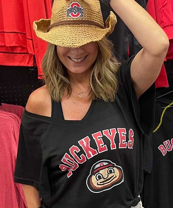 lynn wearing Crushable Cowboy Hat